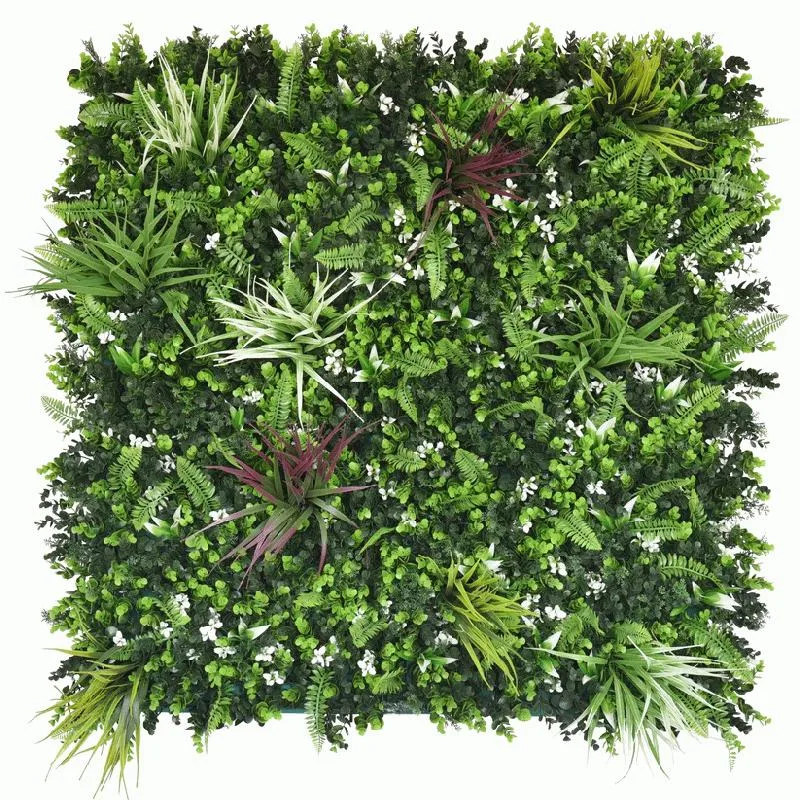 Forest artificial green wall 1m x 1m