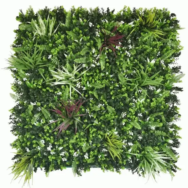Forest artificial green wall 1m x 1m